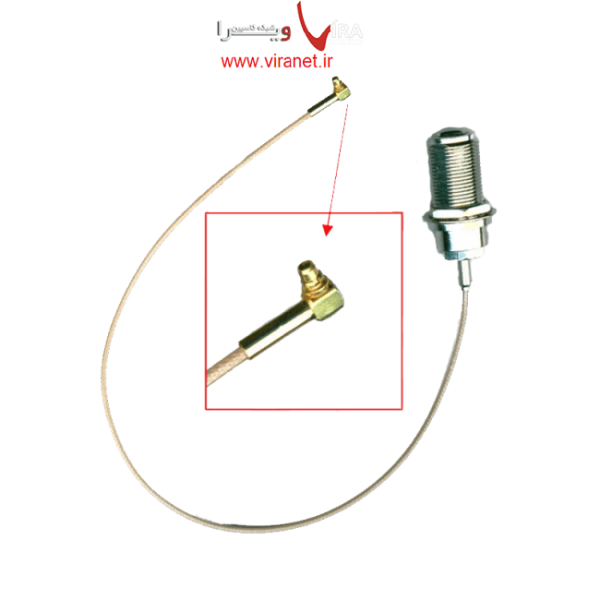 کابل پیگتیل با کانکتور MMCX_Nfemale میکروتیک ACMMCX