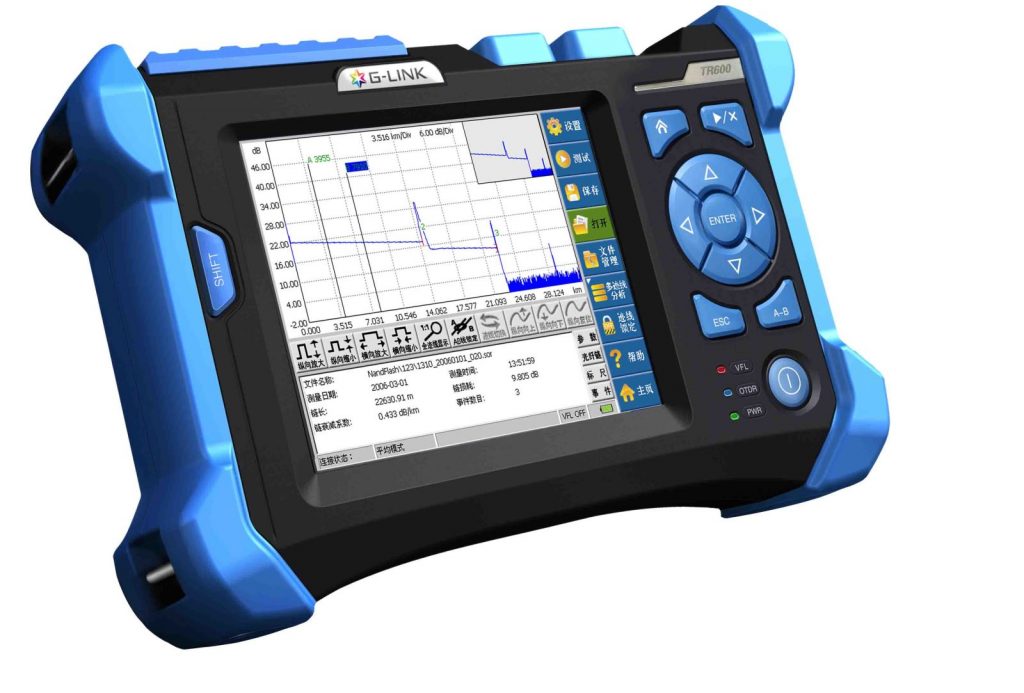 تست OTDR فیبر نوری