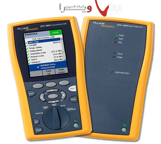 تسترکابل شبکه فلوک FLUKE Cable Analyzer DTX1800
