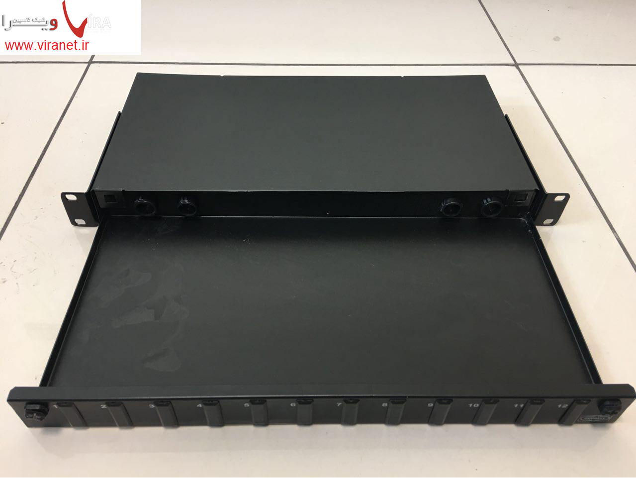 پچ پنل فیبرنوری 12 پورت کشویی