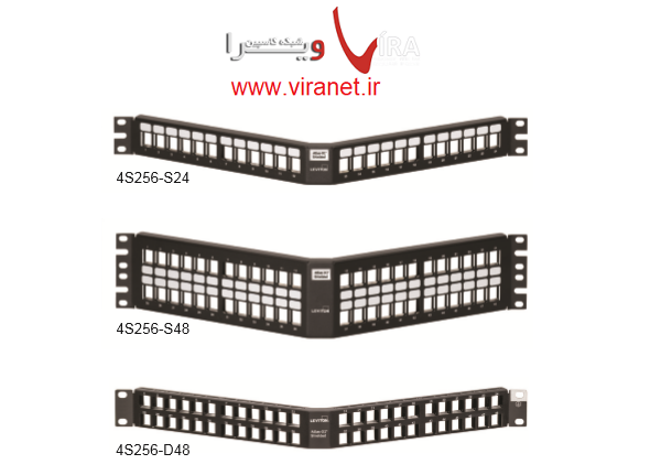 پچپنل 24 پورت آنلودد لويتون4S256_S24 Leviton