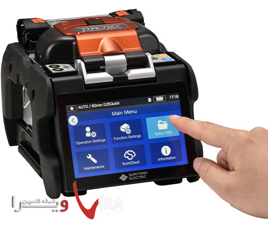 72cp-01 دستگاه فیوژن سومیتومو 72C-Plus - فیوژن قیبرنوری - ویرا شبکه کاسپین